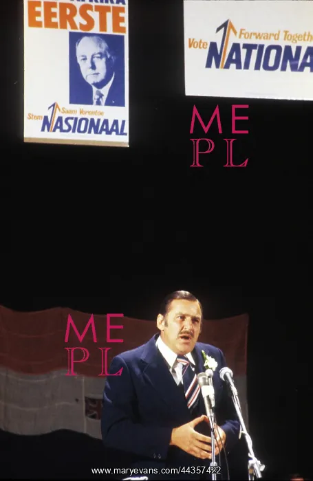 : Foreign Minister Pik Botha : Foreign Minister Pik Botha