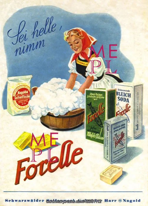 : Forelle detergent advert : Forelle detergent advert