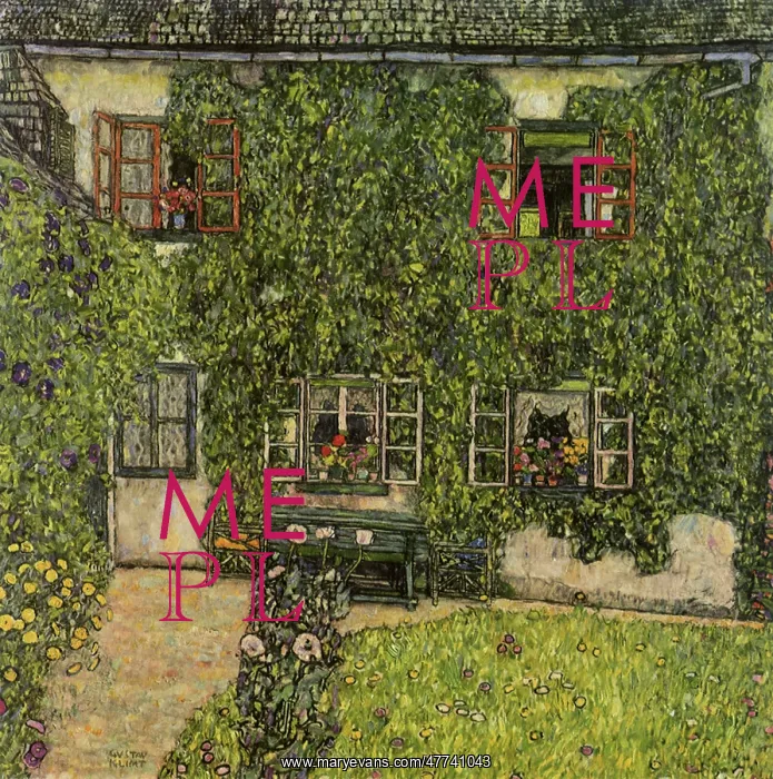 : Forester's Lodge in Weissenback on the Attersee, by Klimt : Forester's Lodge in Weissenback on the Attersee, by Klimt