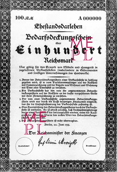 : Form of a certificate for a matrimonial advance : Form of a certificate for a matrimonial advance