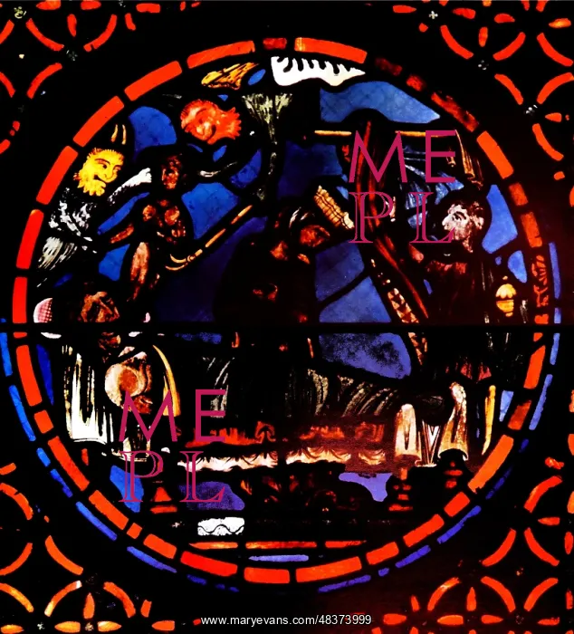 : Detail form Stained Glass Window : Detail form Stained Glass Window