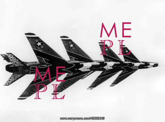 : Formation flight of Thunderbird squadron of US air force : Formation flight of Thunderbird squadron of US air force