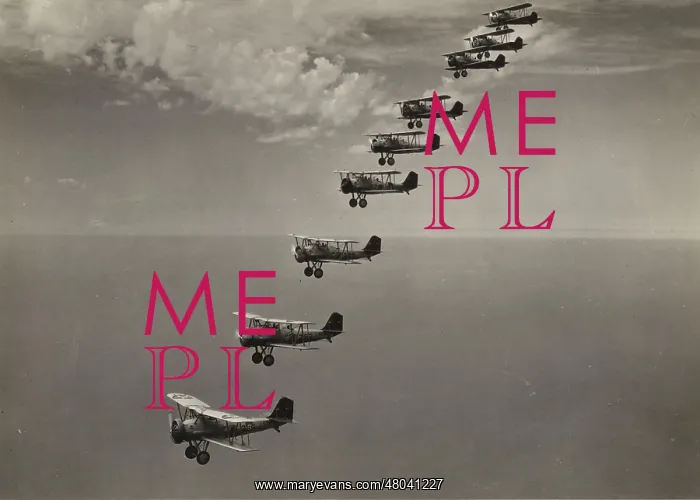 : A formation of US Navy Vought Corsair biplanes : A formation of US Navy Vought Corsair biplanes