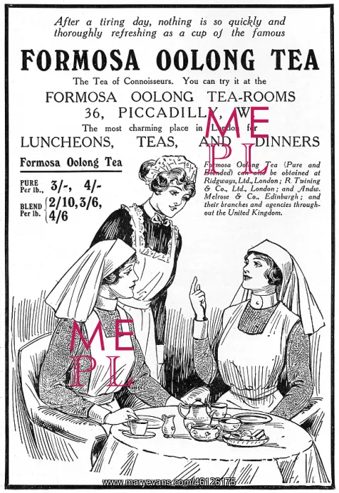 : Formosa Oolong Tea advertisement, WW1 : Formosa Oolong Tea advertisement, WW1