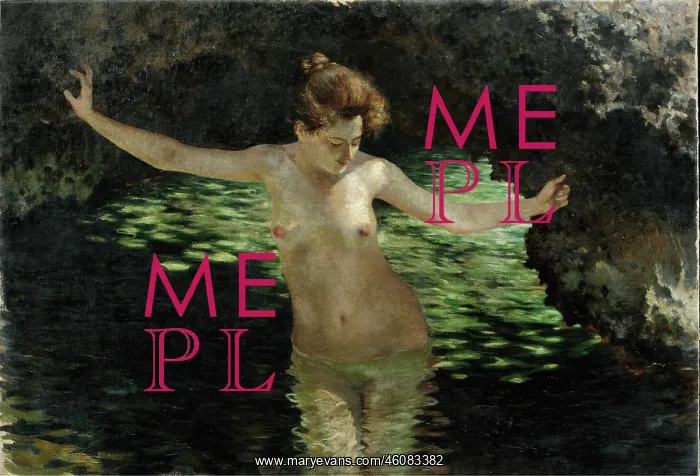 : Forst lake-bather. About 1896. Oil : Forst lake-bather. About 1896. Oil