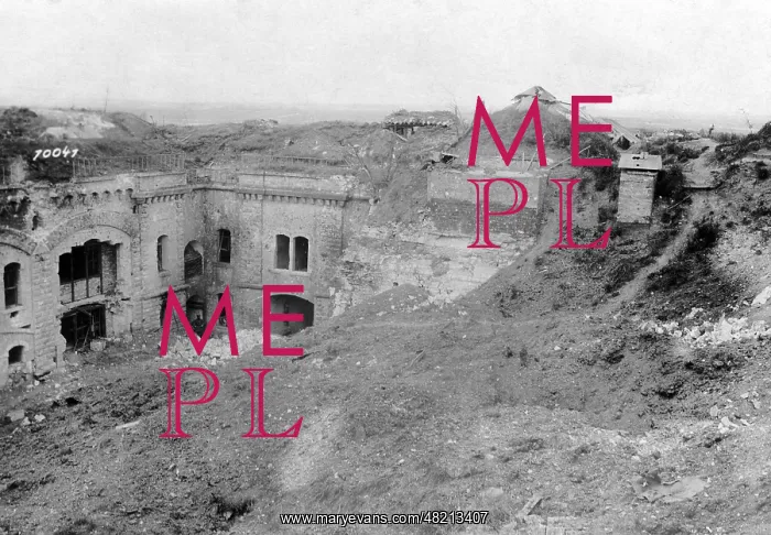 : Fort Conde near Soisson, 1918 : Fort Conde near Soisson, 1918