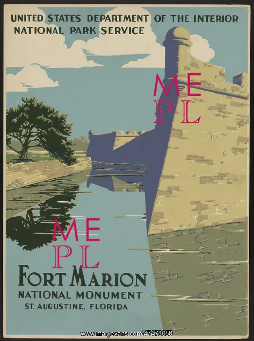 : Fort Marion National Monument, St. Augustine, Florida : Fort Marion National Monument, St. Augustine, Florida