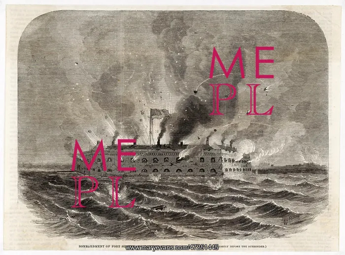  : FORT SUMTER BOMBARDED