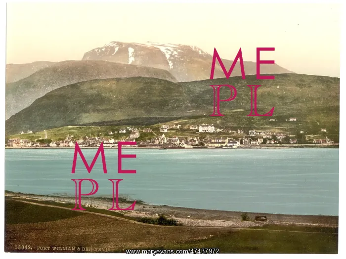 : Fort William and Ben Nevis, Scotland : Fort William and Ben Nevis, Scotland