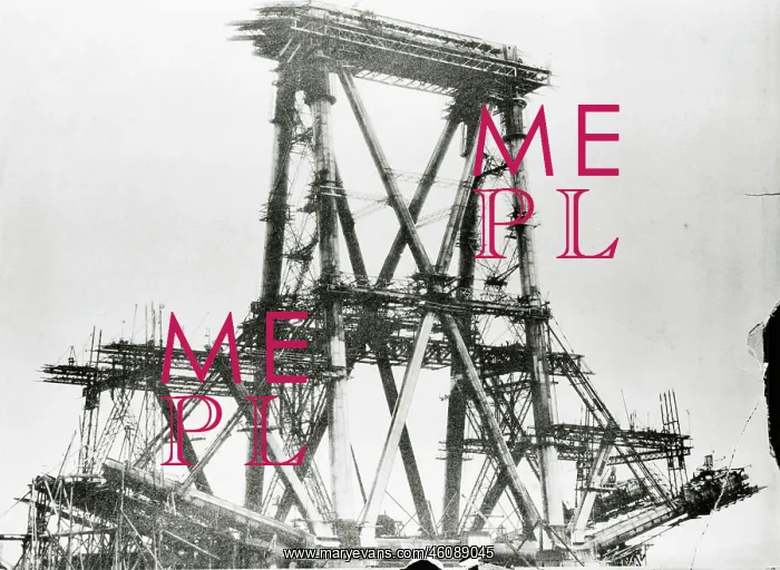  : Forth bridge during construction, c.1883
