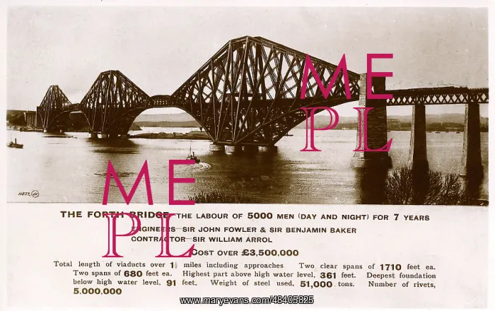 : The Forth Bridge, Edinburgh, Midlothian : The Forth Bridge, Edinburgh, Midlothian