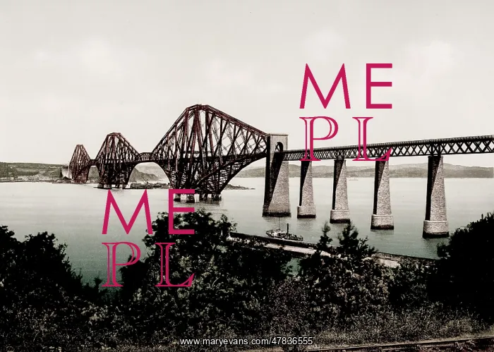 : Forth Rail Bridge, over the River Forth, Scotland : Forth Rail Bridge, over the River Forth, Scotland