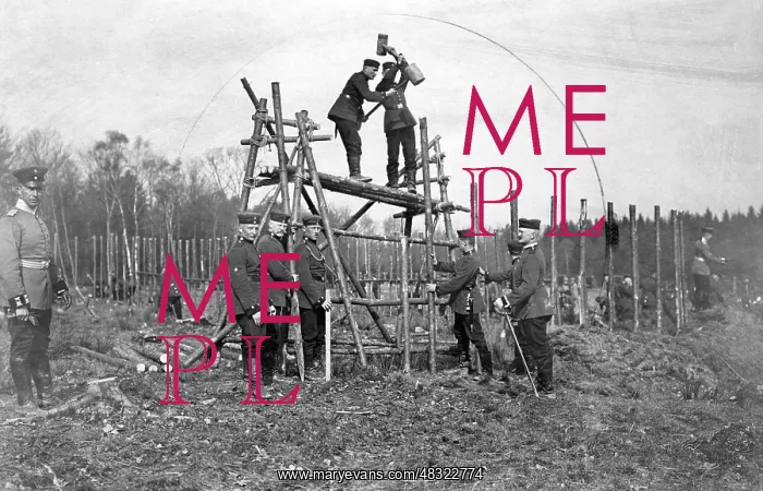 : Fortification work on the Saalburg, 1913 : Fortification work on the Saalburg, 1913