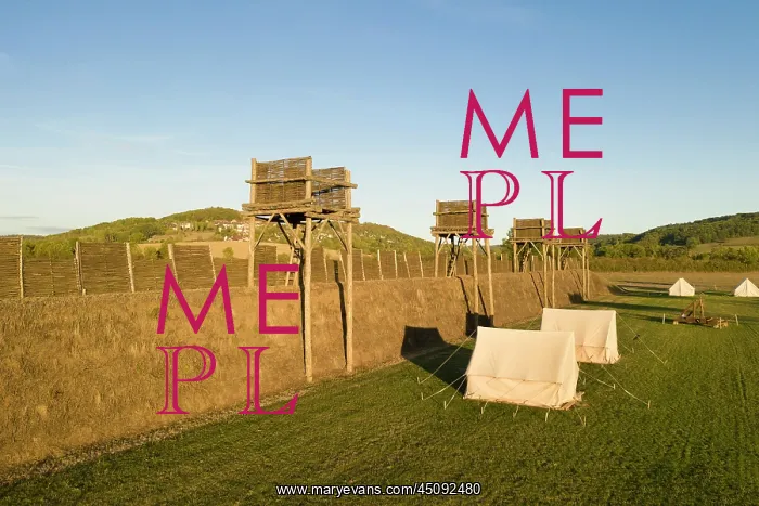 : Fortifications, MuseoParc Alesia, Alise-Sainte-Reine : Fortifications, MuseoParc Alesia, Alise-Sainte-Reine