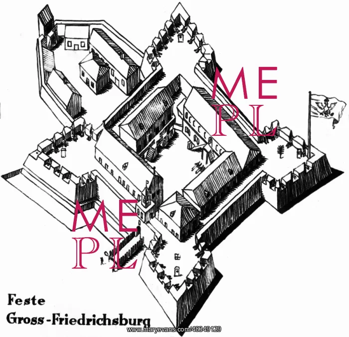 : Fortress Gross Friedrichsburg in Guinea : Fortress Gross Friedrichsburg in Guinea