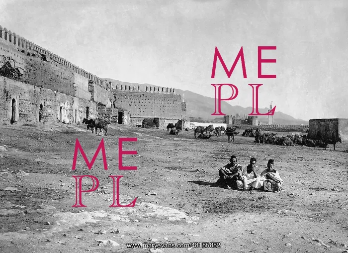 : Fortress in Marrakech, 1911 : Fortress in Marrakech, 1911