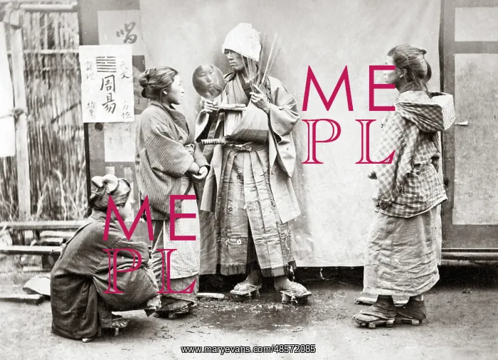  : Fortune tellers, Japan, circa 1870s