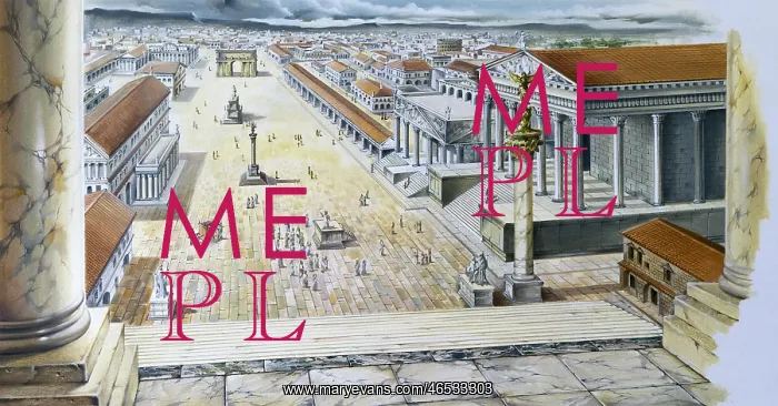 : The forum of the city of Rome during the imperial : The forum of the city of Rome during the imperial