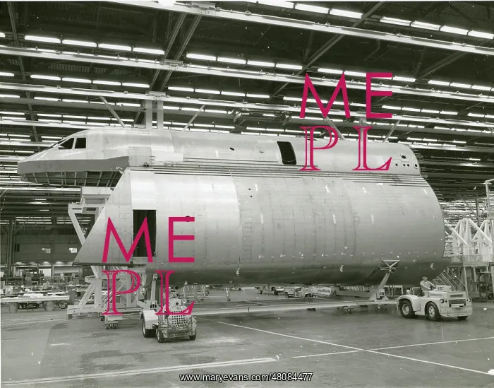 : The forward fuselage of the first Lockheed C-5A Galaxy i : The forward fuselage of the first Lockheed C-5A Galaxy i