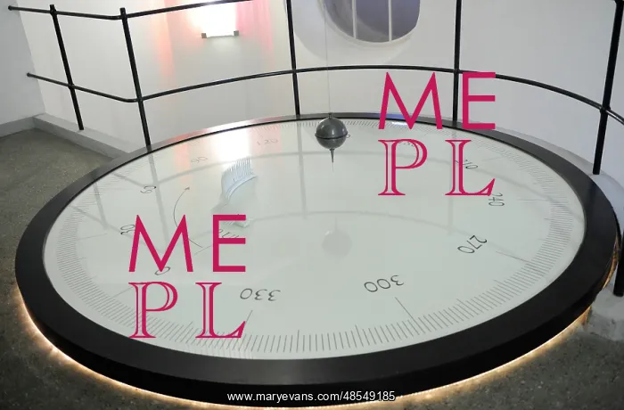 : Foucault Pendulum. Experiment to demostrate the rotation of : Foucault Pendulum. Experiment to demostrate the rotation of