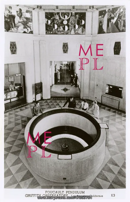 : Foucault Pendulum, Griffith Observatory, Los Angeles, USA : Foucault Pendulum, Griffith Observatory, Los Angeles, USA