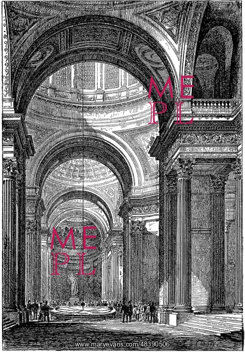 : Foucault's pendulum in the Pantheon, Paris, in : Foucault's pendulum in the Pantheon, Paris, in