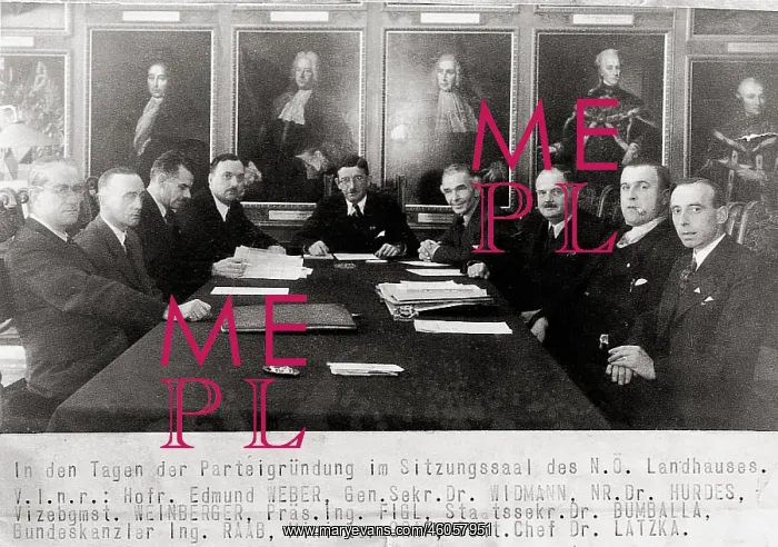 : Foundation of the Austrian Volkspartei : Foundation of the Austrian Volkspartei