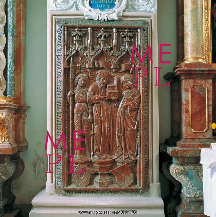 : Founding tombstone in Reichersberg : Founding tombstone in Reichersberg