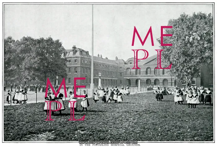 : Foundling Hospital Grounds 1900 : Foundling Hospital Grounds 1900