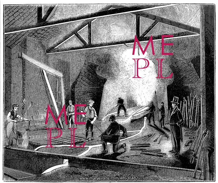 : The foundry or cast house, Butterley Ironworks : The foundry or cast house, Butterley Ironworks