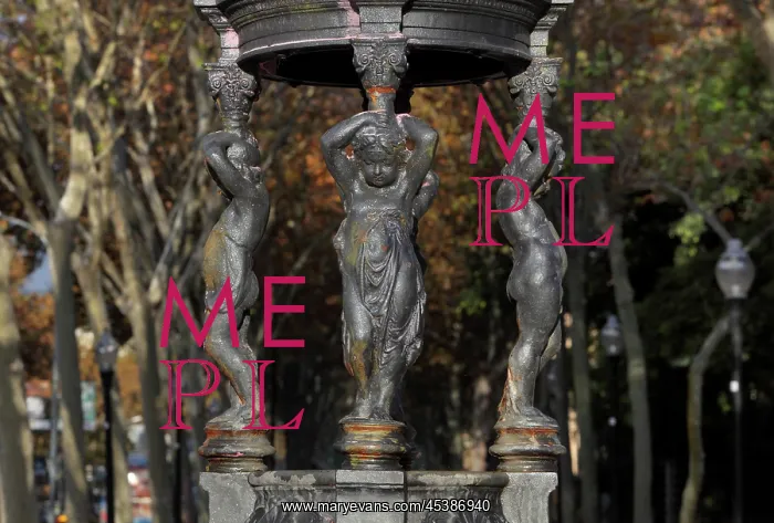 : Fountain, Barcelona, Spain : Fountain, Barcelona, Spain
