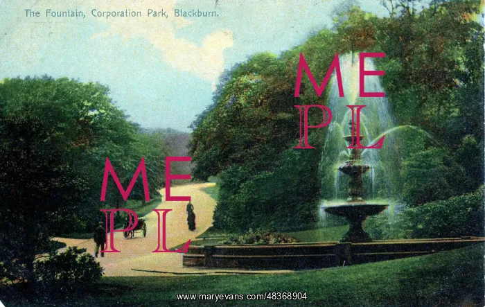 : The Fountain, Corporation Park, Lancashire : The Fountain, Corporation Park, Lancashire