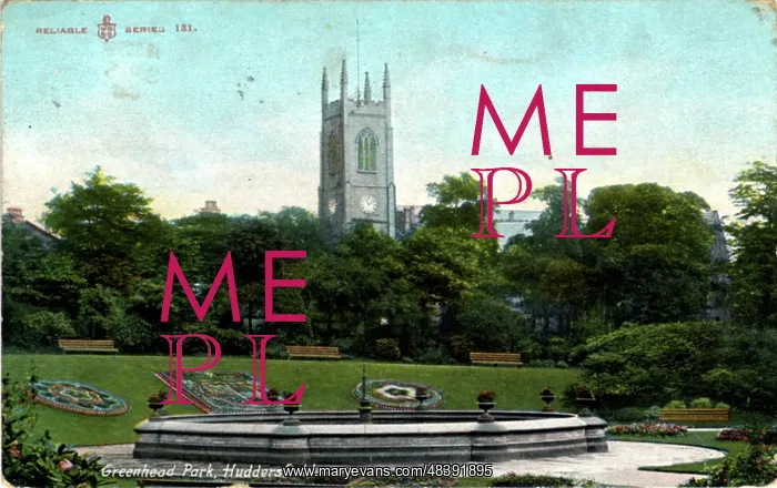 : The Fountain, Greenhead Park, Yorkshire : The Fountain, Greenhead Park, Yorkshire