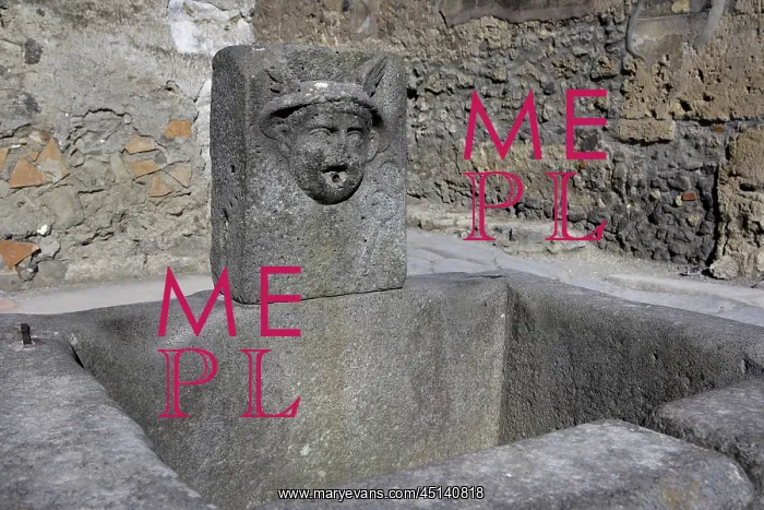  : Fountain, Pompeii, Italy