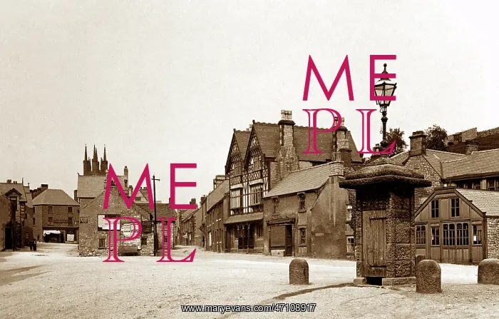  : Fountain Square, Tideswell early 1900's