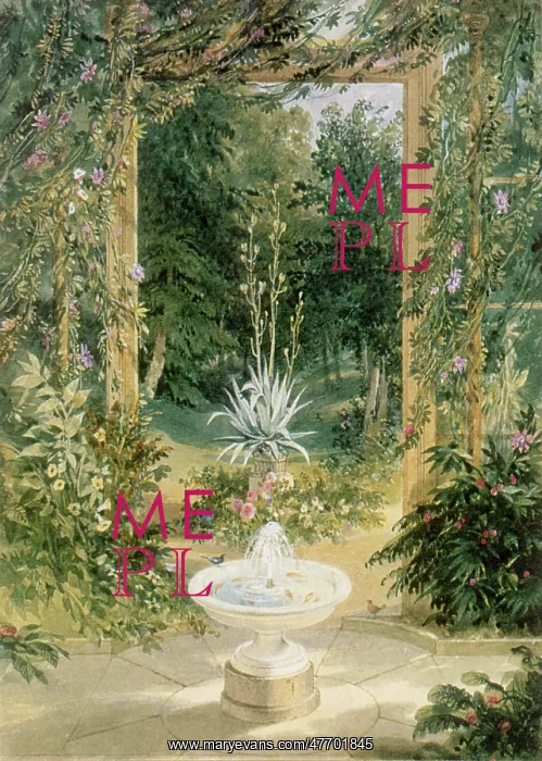  : Fountain and Trellis