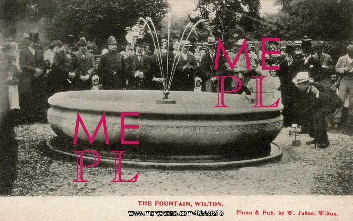 : The Fountain, Wilton, Wiltshire - Inauguration ceremony : The Fountain, Wilton, Wiltshire - Inauguration ceremony