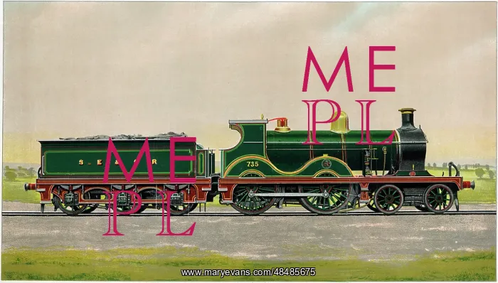 : Four-coupled Express Locomotive : Four-coupled Express Locomotive