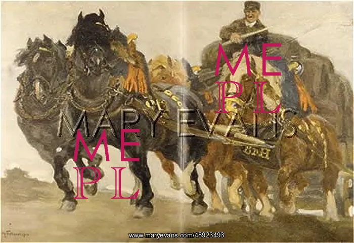  : FOUR-HORSE CART 1904
