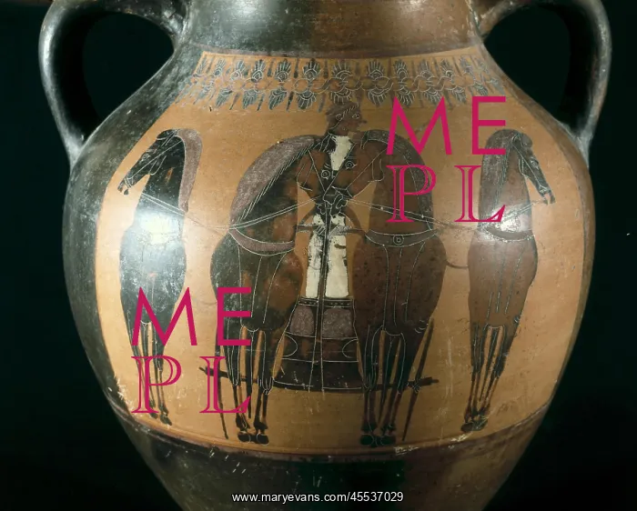 : Four-in-hand. Greek art : Four-in-hand. Greek art