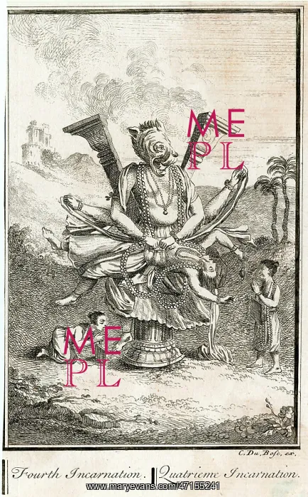 : Fourth avatar of the Hindu god Vishnu