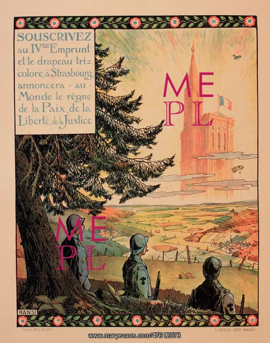 : Fourth French War Loan poster : Fourth French War Loan poster