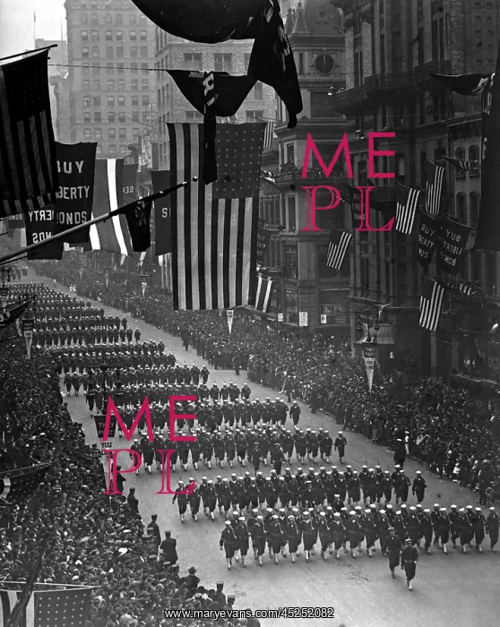 : Fourth Liberty Loan Parade during World War I : Fourth Liberty Loan Parade during World War I