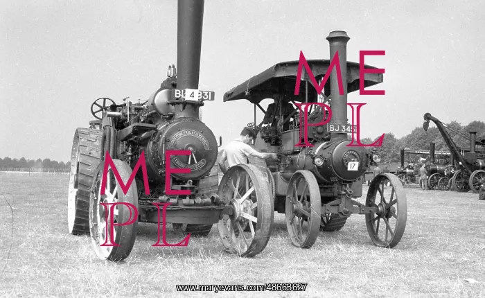 : Fowler General Purpose Engine and Garrett Showman's Tractor : Fowler General Purpose Engine and Garrett Showman's Tractor