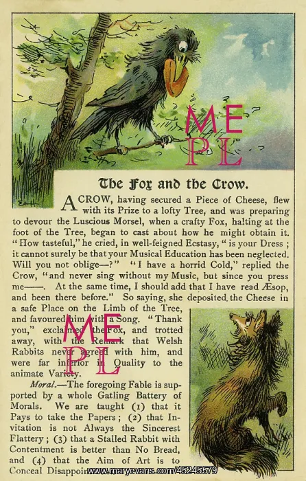 : The fox & the crow : The fox & the crow
