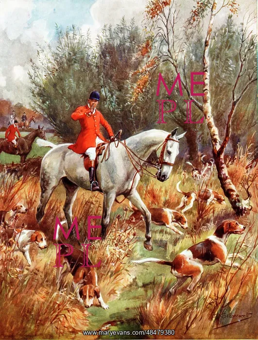  : Fox hunting scene