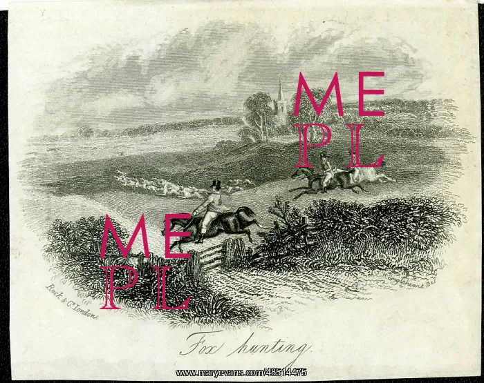  : Fox hunting scene