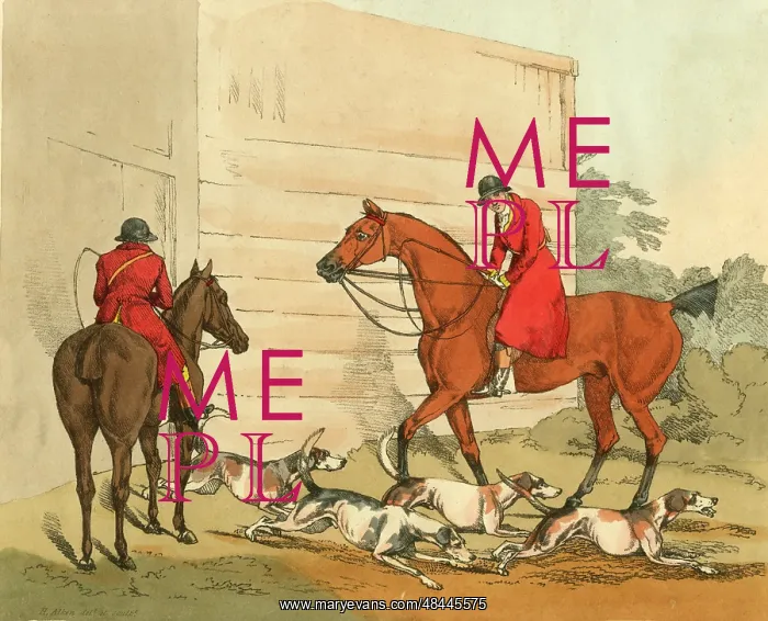  : Foxhunting scene by Henry Alken