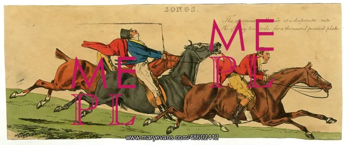 : Foxhunting scene by Henry Alken : Foxhunting scene by Henry Alken
