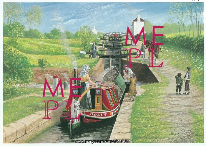 : Foxton Locks, Grand Union Canal (Staircase locks) : Foxton Locks, Grand Union Canal (Staircase locks)